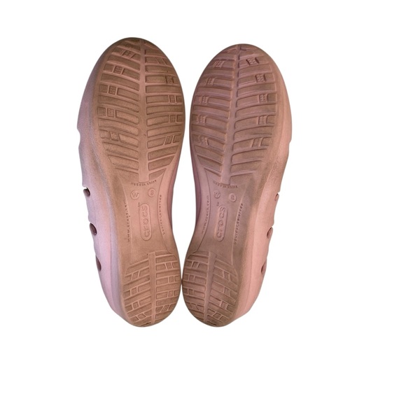 Crocs Springi Ballet Flats Pink Tulip Womens 8 Comfort Round Toe Elastic Relaxed - Picture 8 of 8